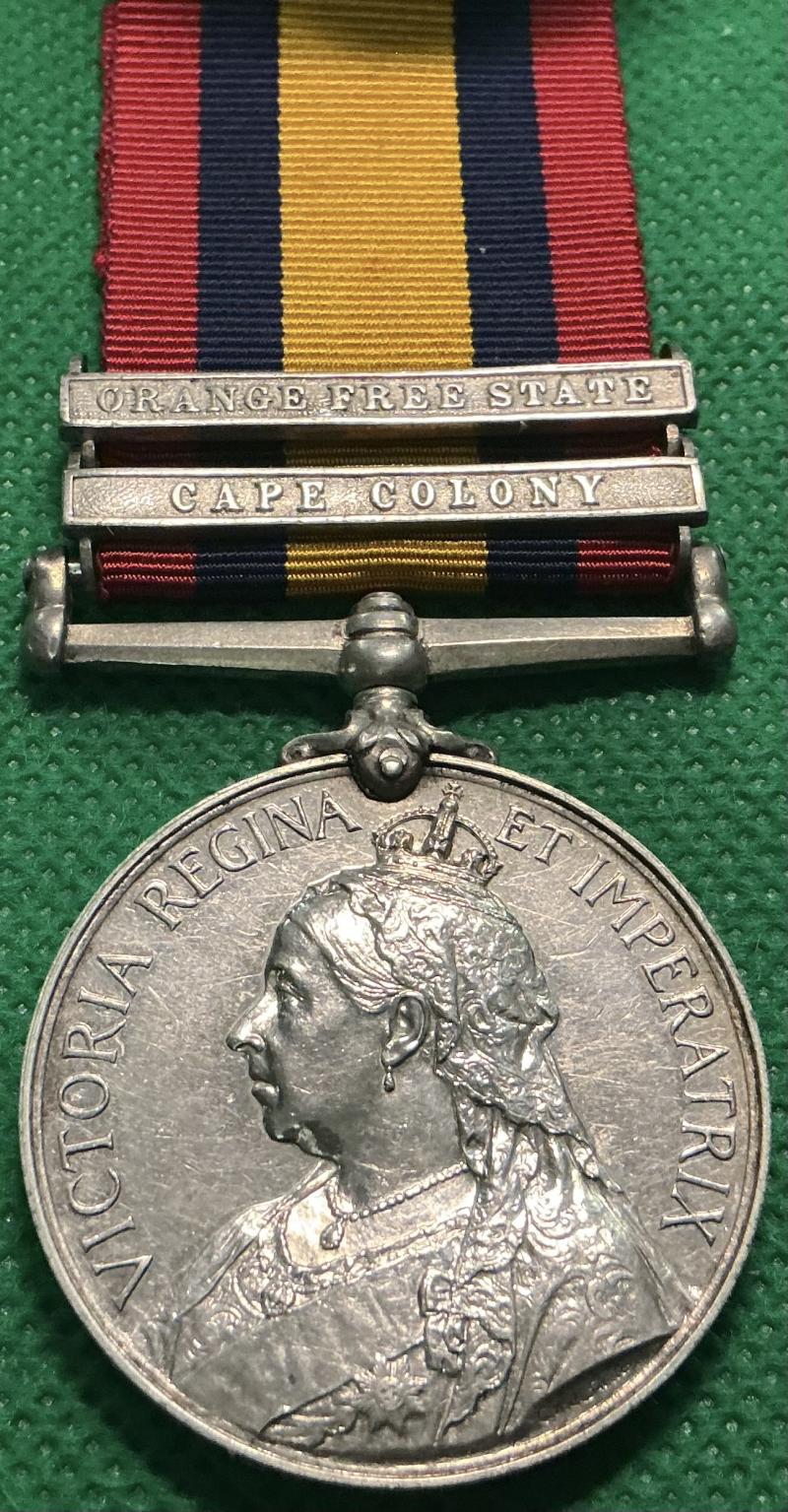 2 BAR QSA, 2nd BLACK WATCH, WOUNDED MAGERSFONTEIN 11-12-1899, DIED LADYBRAND 1-5-1901