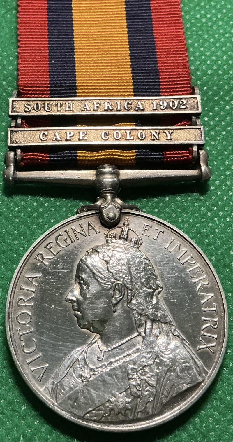 2 BAR QSA, 131st SOUTH IRISH HORSE COY, IMPERIAL YEOMANRY FROM LIMERICK