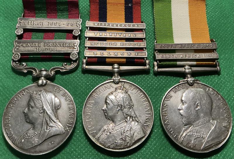 2 BAR IGS 1895 & BOER WAR PAIR, 2nd YORKSHIRE.L.I / K.O.Y.L.I