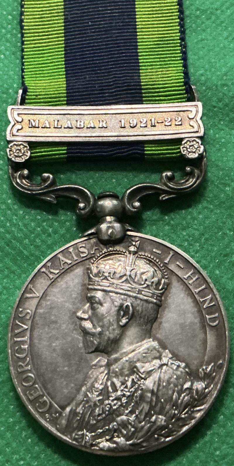 IGS MALABAR 1921-22, LEINSTER REGIMENT, FROM LIMERICK