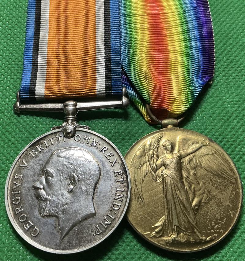 WW1 PAIR, 5th & 9th WORCESTER REGIMENT OFFICER, K.I.A MESOPOTAMIA 13-1-1917, WITH A GOOD ENTRY IN DE RUVIGNYS ROLL OF HONOUR
