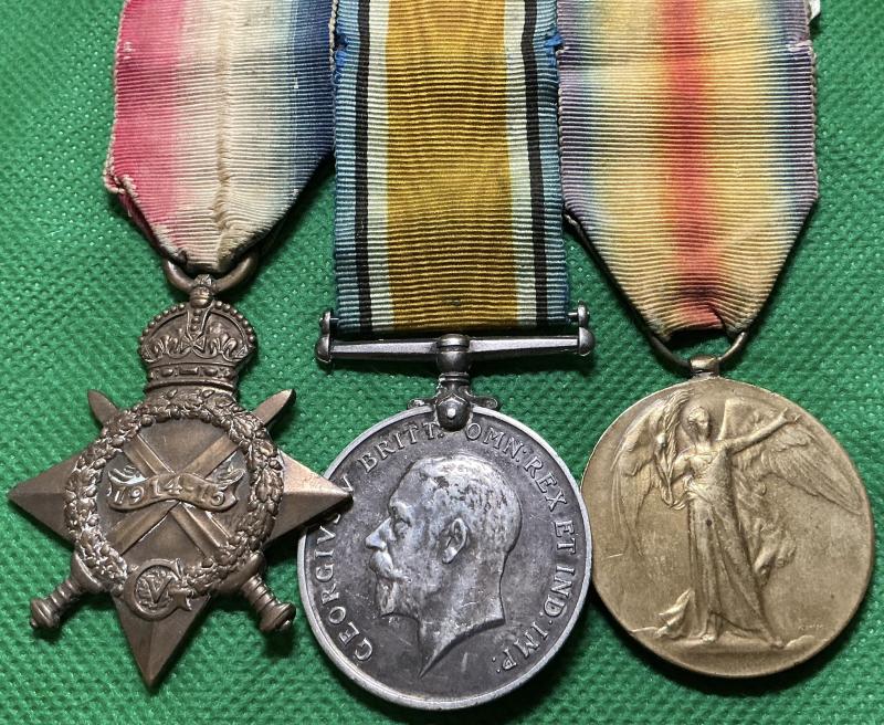 WW1 1914-15 TRIO, SCOTS GUARDS