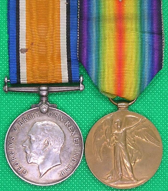 WW1 PAIR, 1/2nd SCOTTISH HORSE, YEOMANRY