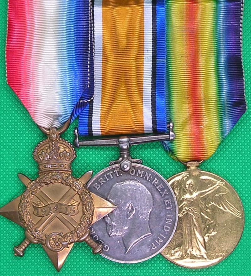 WW1 1914-15 TRIO, 4/5th BLACK WATCH OFFICER, WOUNDED 1915 & 1917