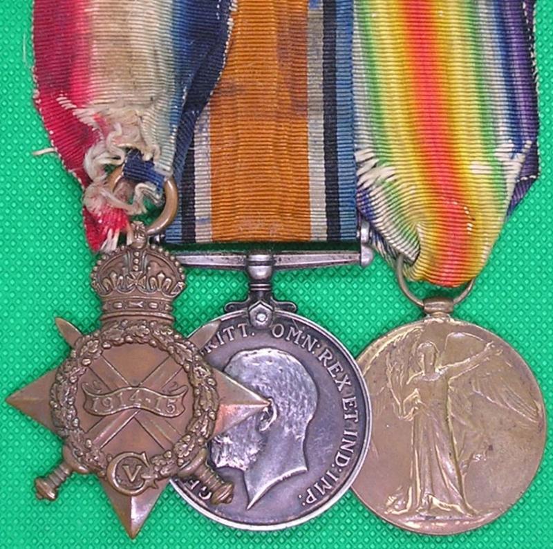 WW1 1914-15 TRIO, 9th ROYAL WARWICKSHIRE REGIMENT, SERVED GALLIPOLI