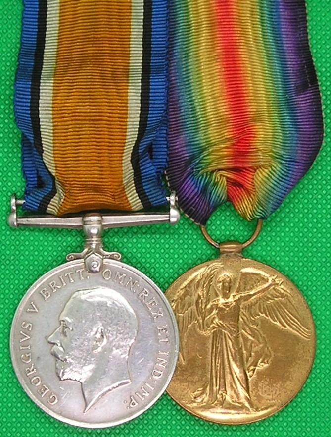 WW1 PAIR, 11th ARGYLL & SUTHERLAND HIGHLANDERS