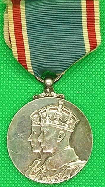 1937 CORONATION MEDAL