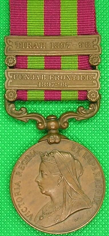 BRONZE 2 BAR IGS 1895, COMMISSARIAT & TRANSPORT CORPS