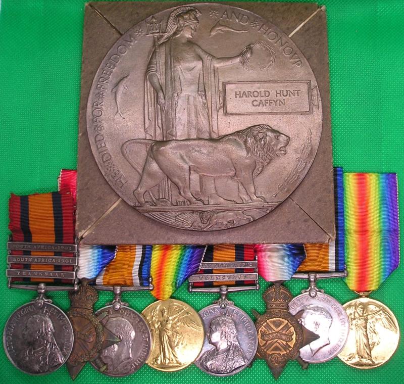 WW1 FAMILY GROUP TO BROTHERS, BOTH OFFICER CASUALTIES, NORTH STAFF.R, K.I.A 1915 & EAST SURREY REGT / R.F.C PILOT K.I.A 1917