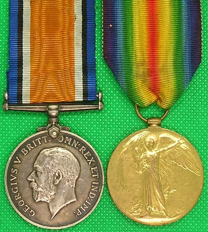 WW1 PAIR, SQN.QM.SJT, NORTH'D HUSSARS YEOMANRY