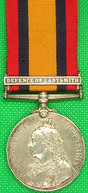 QSA, DEFENCE OF LADYSMITH, 2nd K.R.R.C