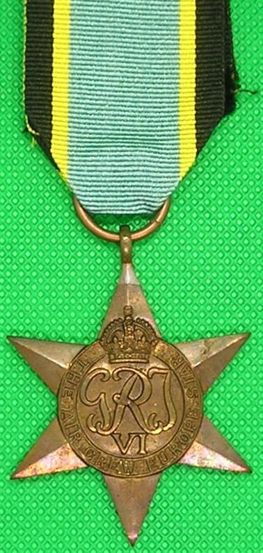 WW2 AIR CREW EUROPE STAR