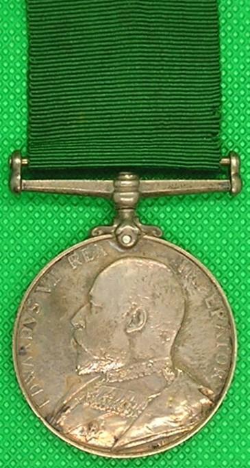 EVII VOLUNTEER LONG SERVICE MEDAL, 1st ROXBURGH & SELKIRK RIFLE VOLUNTEERS