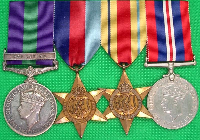 GSM PALESTINE & WW2 R.A.S.C GROUP, PRISONER OF WAR TOBRUK, FROM CORNWALL