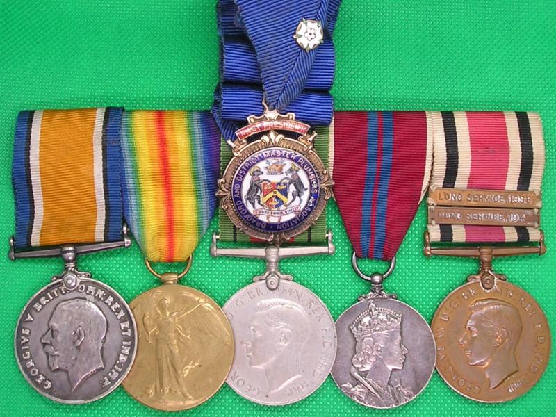 WW1 & WW2 GROUP, W.YORK.R OFFICER & SPECIAL CONSTABLE, FROM SHIPLEY / SALTAIRE