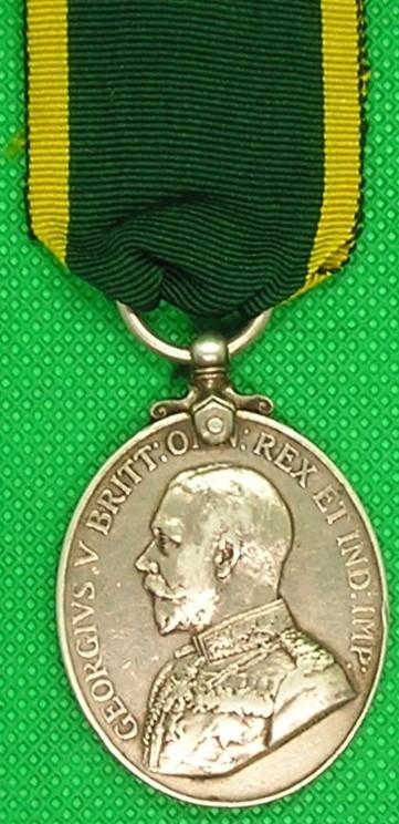 GVR TERRITORIAL EFFICIENCY MEDAL, 5th NORTH STAFF.REGT