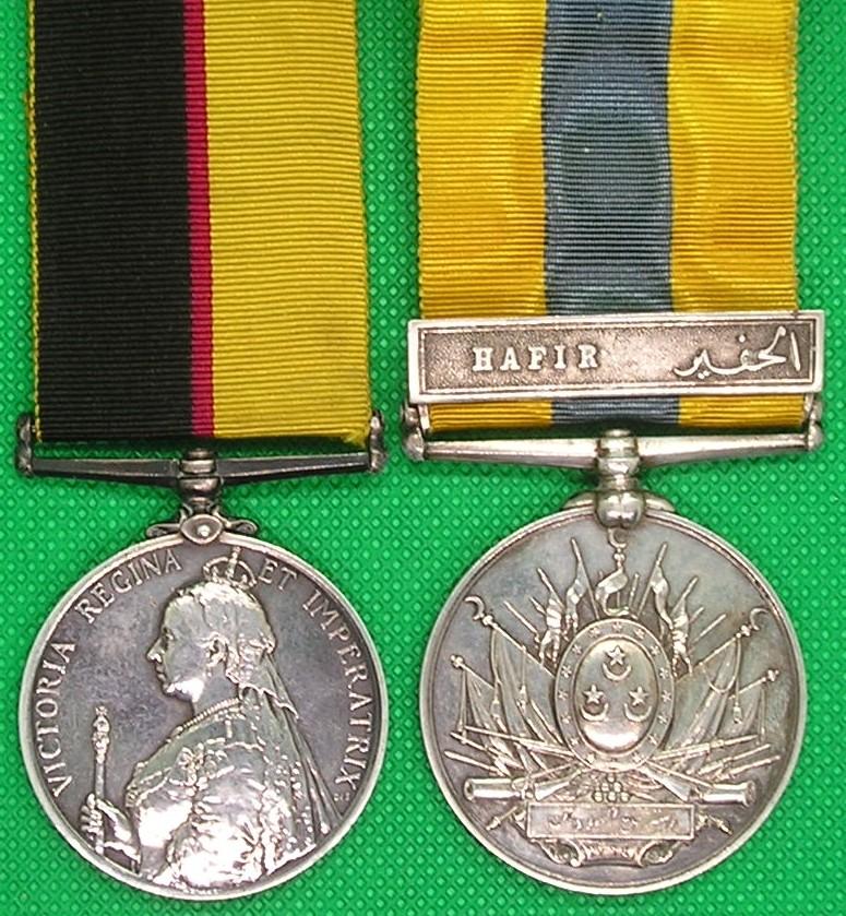SUDAN PAIR, 1st NORTH STAFFORDSHIRE REGIMENT
