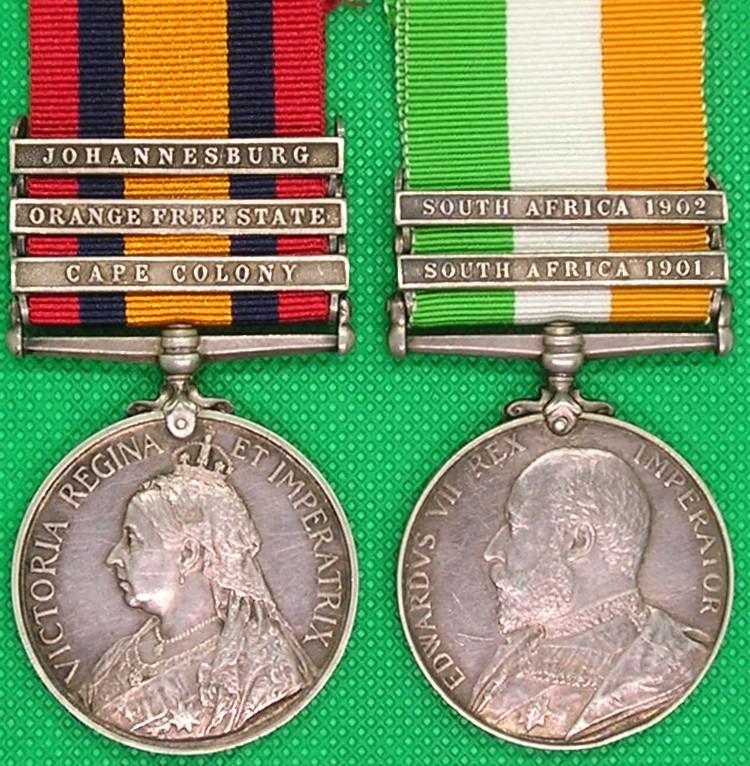 QSA & KSA PAIR, 2nd NORTH STAFFORDSHIRE REGT