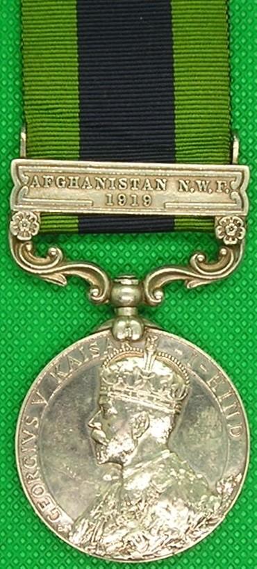 IGS AFGHANISTAN NWF 1919, N.STAFFORDSHIRE.REGT
