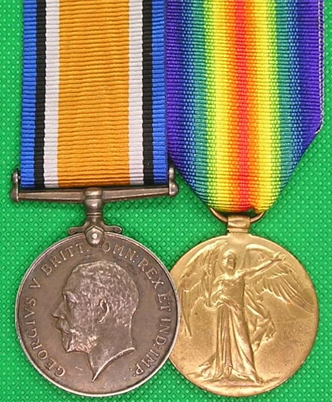 WW1 PAIR, ROYAL MARINE ARTILLERY,