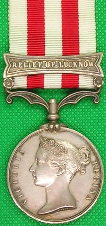INDIAN MUTINY, RELIEF OF LUCKNOW, 64th REGIMENT, NORTH STAFFORDSHIRE