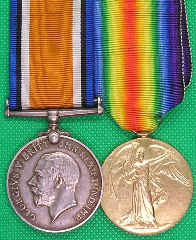 WW1 PAIR, 7th TANK CORPS