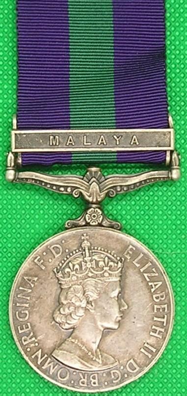 EIIR GSM MALAYA, 15/19th HUSSARS