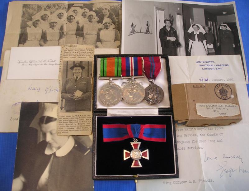 EIIR A.R.R.C GROUP, WING OFFICER, P.M.R.A.F NURSING SERVICE, WITH ORIGINAL DOCUMENTS & PHOTOGRAPHS