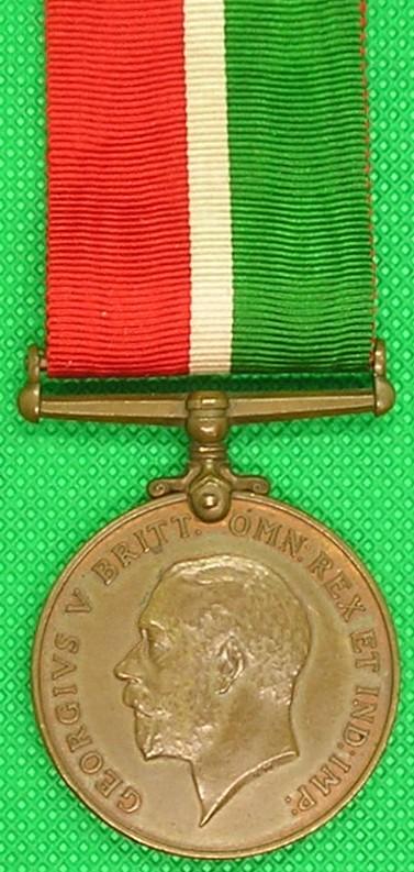 WW1 MERCANTILE MARINE MEDAL, JOSEPH DUFF, FROM WEXFORD