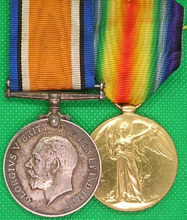 WW1 PAIR, 16th ROYAL SCOTS / McRAE'S BATTALION, K.I.A F&F 28-4-1917, FROM INNERLEITHEN