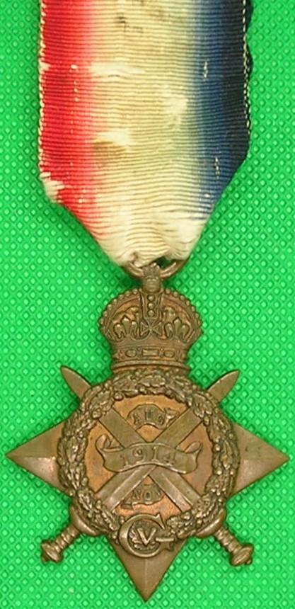 WW1 1914 STAR, 2nd CONNAUGHT RANGERS, PRISONER OF WAR LE CATEAU 26-8-1914