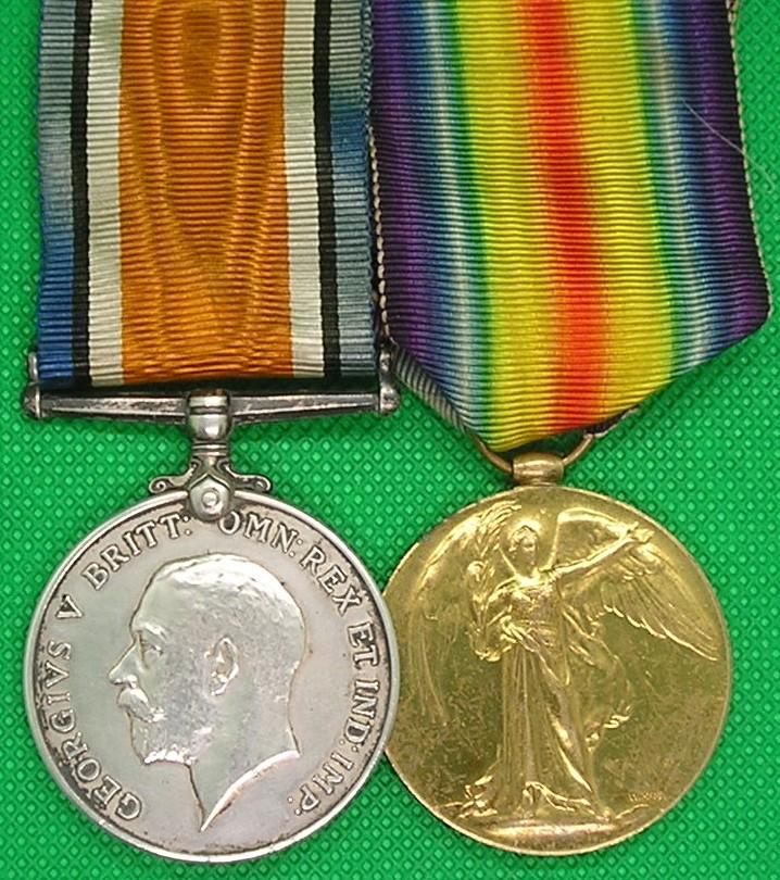 WW1 PAIR, 2nd ROYAL HIGHLANDERS / BLACK WATCH