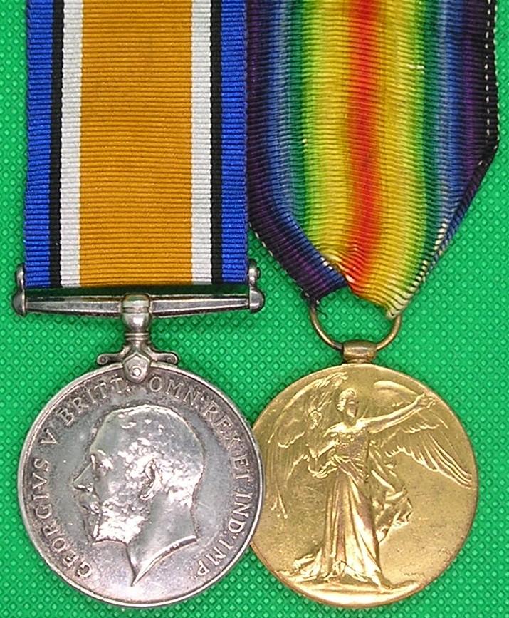 WW1 PAIR, 10th WEST RIDING REGIMENT, D.O.W F&F 20-9-1917, FROM BRADLEY, HUDDERSFIELD