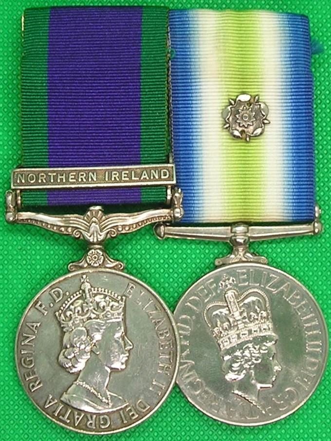 GSM N.IRELAND & SOUTH ATLANTIC MEDAL, ROYAL MARINES