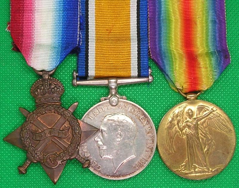 WW1 1914-15 TRIO, HERTFORDSHIRE YEOMANRY
