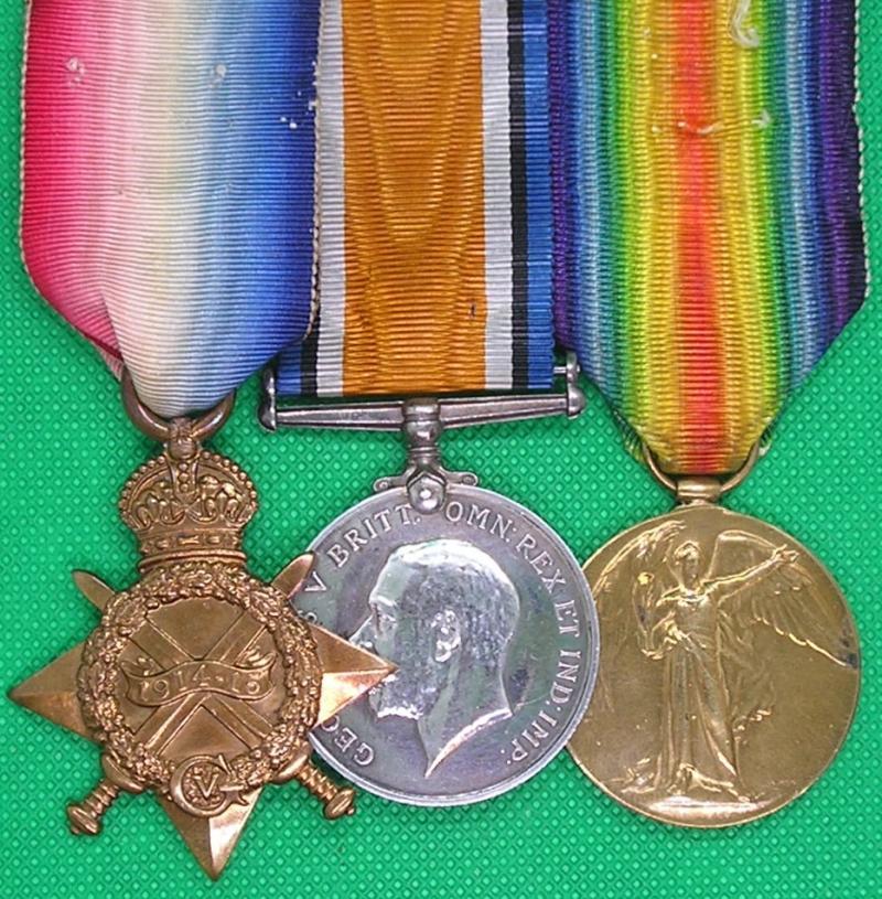 WW1 1914-15 TRIO, 3rd LONDON REGIMENT FROM PADDINGTON, WOUNDED FOUR TIMES & DISCHARGED WITH A SILVER WAR BADGE