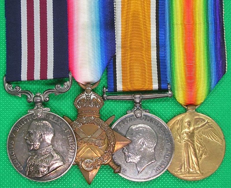 WW1 MILITARY MEDAL (MM) & 1914-15 TRIO, 2nd RIFLE BRIGADE, FROM WARRINGTON