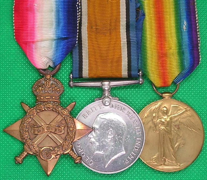 WW1 1914-15 TRIO, 8th BORDER REGT & 2nd E.LANC.R, ENTITLED TO THE MM, FROM AMBLESIDE
