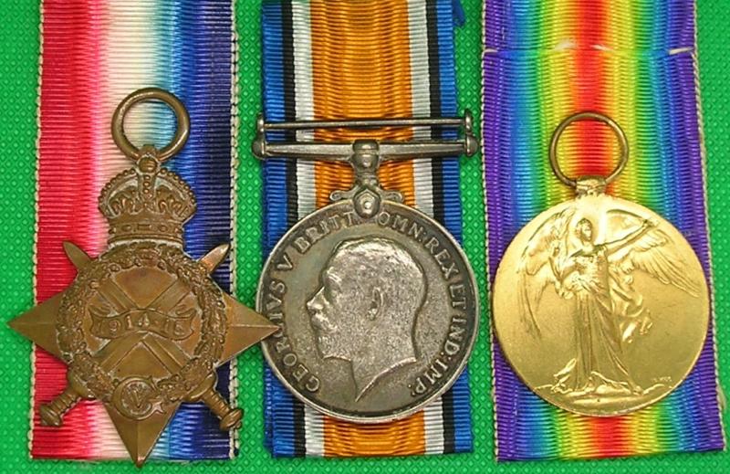 WW1 1914-15 TRIO, 16th NORTH'D FUSILIERS / NEWCASTLE COMMERCIALS, PRISONER OF WAR 1918