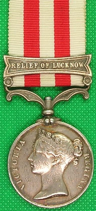 INDIAN MUTINY, RELIEF OF LUCKNOW, 64th REGIMENT, NORTH STAFFORDSHIRE