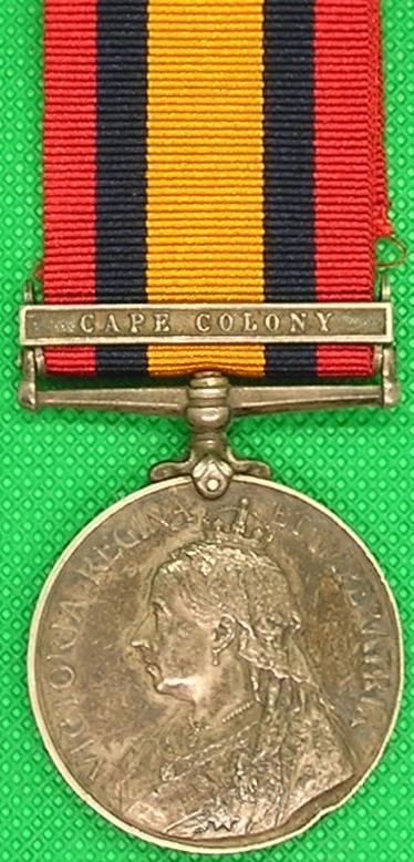 QSA CAPE COLONY, NORTH STAFFORDSHIRE REGT