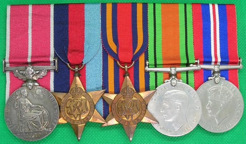 WW2 R.A.F BRITISH EMPIRE MEDAL GROUP FOR SERVICE IN BURMA