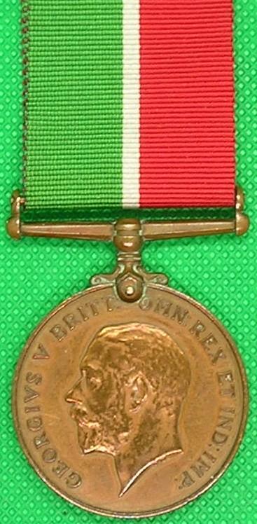 WW1 MERCANTILE MARINE MEDAL, SHIPS MASTER, FROM SOUTH SHIELDS