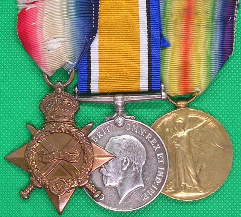 WW1 1914-15 TRIO, R.M.L.I, FROM PLYMOUTH