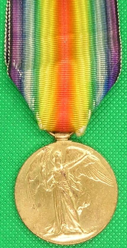 WW1 VICTORY MEDAL, 6th BLACK WATCH, K.I.A F&F FIRST DAY OF THE MARCH OFFENSIVE,21-3-1918, FROM FALKIRK