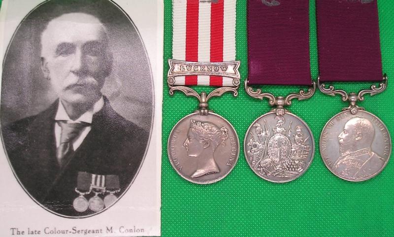 INDIAN MUTINY, LUCKNOW, QV LS&GC & EVII M.S.M, 1st 20th REGT / LANCASHIRE FUSILIERS