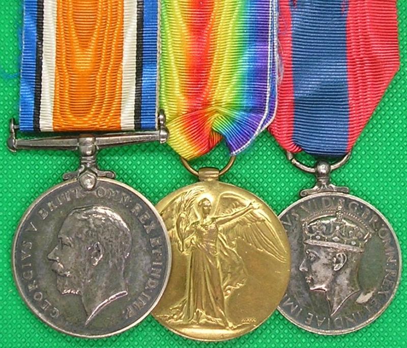 WW1 PAIR & GVIR ISM, 8th LONDON REGT, POST OFFICE RIFLES, FROM STAPLEHURST, KENT
