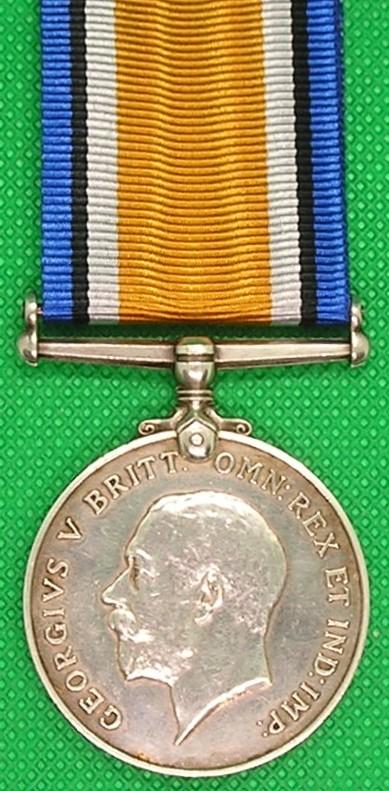WW1 BRITISH WAR MEDAL, SURGEON LIEUT.RN, FORMERLY LONSDALE BTN BORDER REGIMENT, WOUNDED 1-7-1916 & ENTITLED TO THE MC