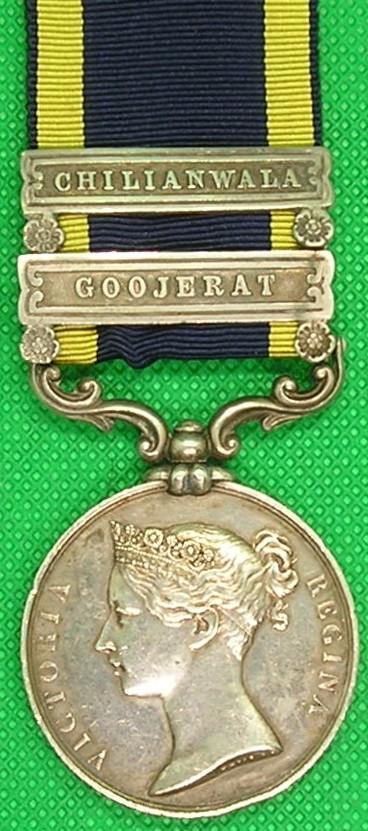 2 BAR PUNJAB, GOOJERAT & CHILIANWALA, 61st FOOT, GLOUCESTER REGT