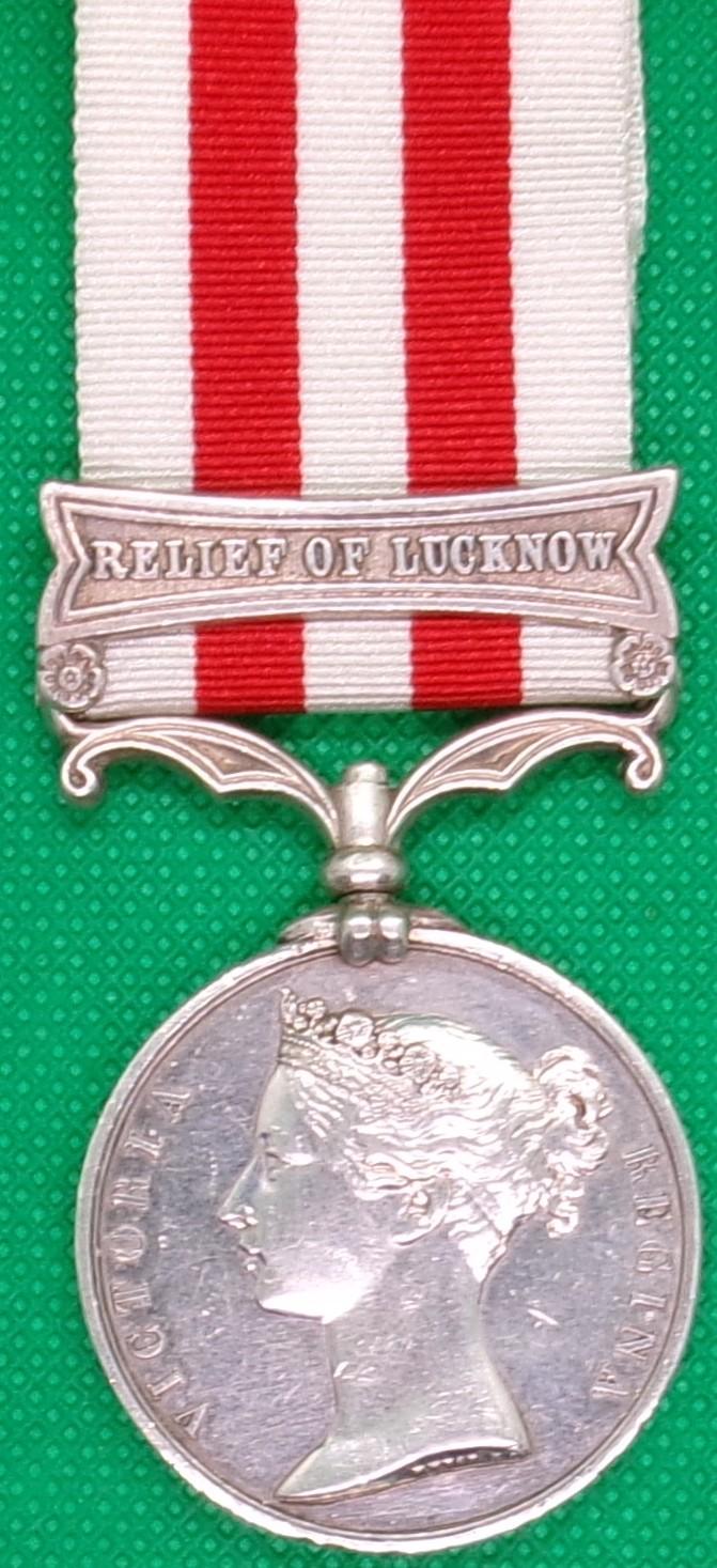 INDIAN MUTINY, RELIEF OF LUCKNOW, 64th REGIMENT, INVALIDED TO EUROPE 1858